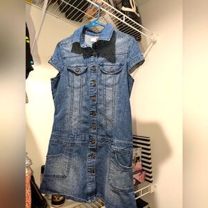 outfit Fashion NKD Jean Dress